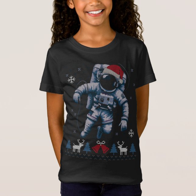 Camiseta Navidades feos hurgan en la ciencia espacial astro (Anverso)