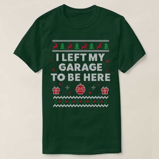 Camiseta Navidades feos mecánicos graciosos navidades de ga (Diseño del anverso)