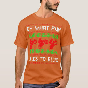 Camiseta Navidades feos Motocross Dirt Motorcycle Moto
