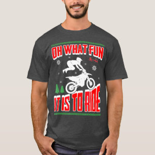 Camiseta Navidades feos mueven motocross navis