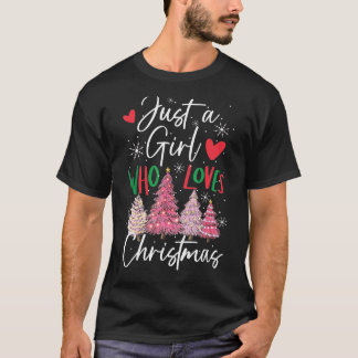 Camiseta Navidades feos para mujeres Chicas aman Navidades