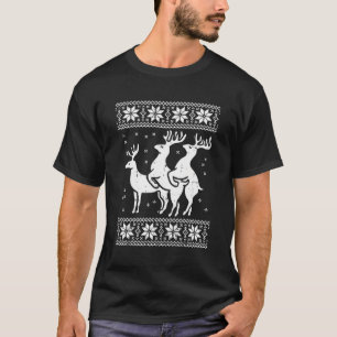 Camiseta Navidades feos reno truculento regalo para adultos
