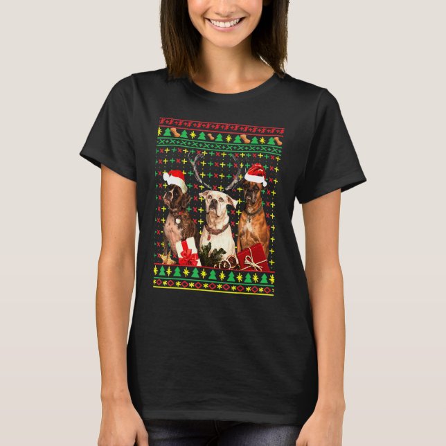 Camiseta Navidades feos sudan a graciosos bóxers (Anverso)