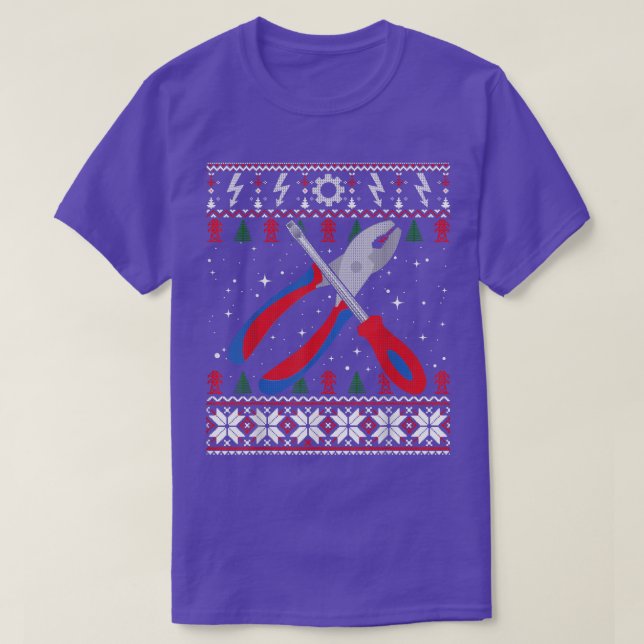 Camiseta Navidades feos sudan al destornillador de la compa (Diseño del anverso)