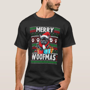 Camiseta Navidades feos sudan Bulldog francés Perro Perro C