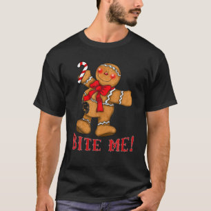 Camiseta Navidades feos sudan mírame hombre pan de jengibre