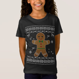 Camiseta Navidades feos sudan morder me Gingerbread Man Div