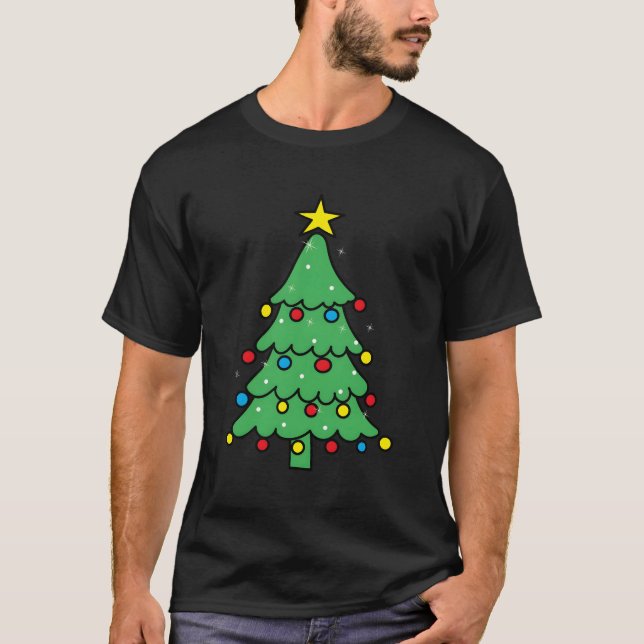 Camiseta Navidades feos visten árbol de navidad (Anverso)