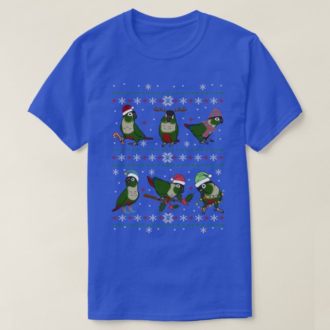 Camiseta Navidades feos y curtidos verdes (Diseño del anverso)
