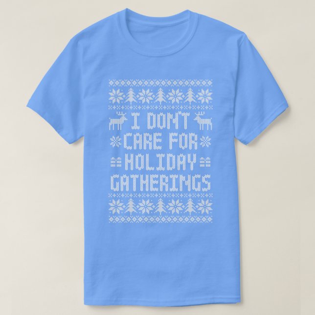 Camiseta Navidades feos y graciosos sudan que no soy para v (Diseño del anverso)