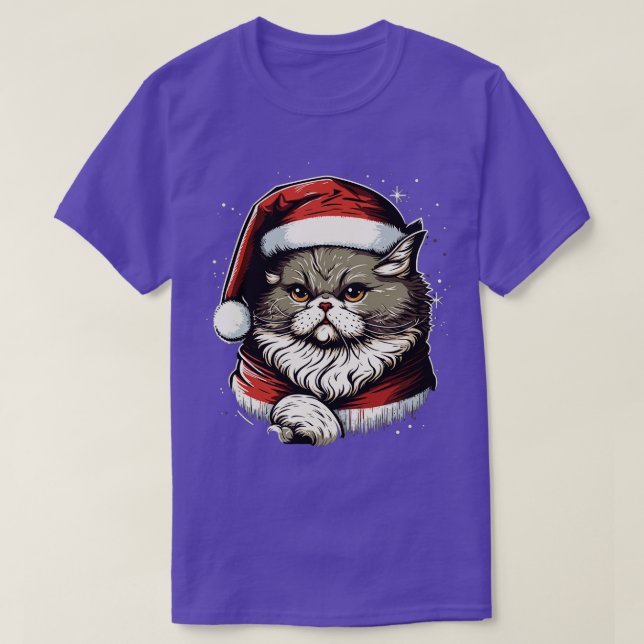 Camiseta Navidades feos y lindos regalos de gatos Navidades (Diseño del anverso)