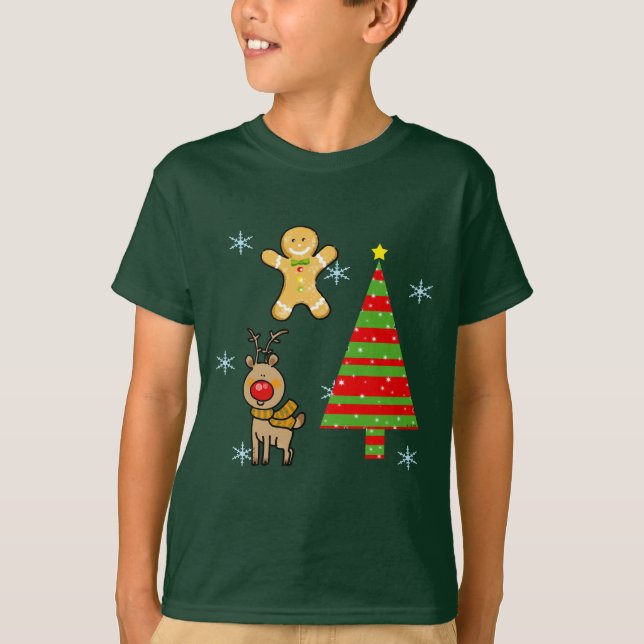 Camiseta navidades festivos (Anverso)