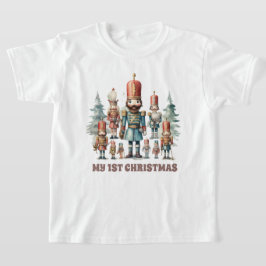 Camiseta Navidades festivos acuarela nutcracker agregar tex