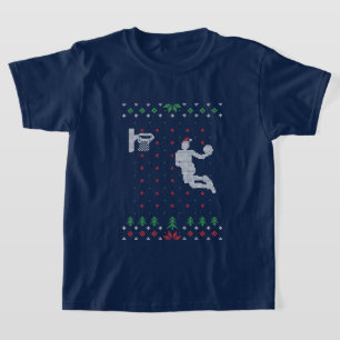 Camiseta Navidades festivos de baloncesto