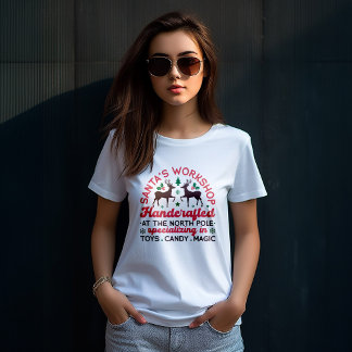 Camiseta Navidades festivos del taller de Santa María