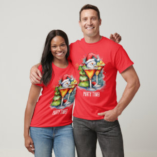 Camiseta navidades festivos fiesta tiempo añadir texto