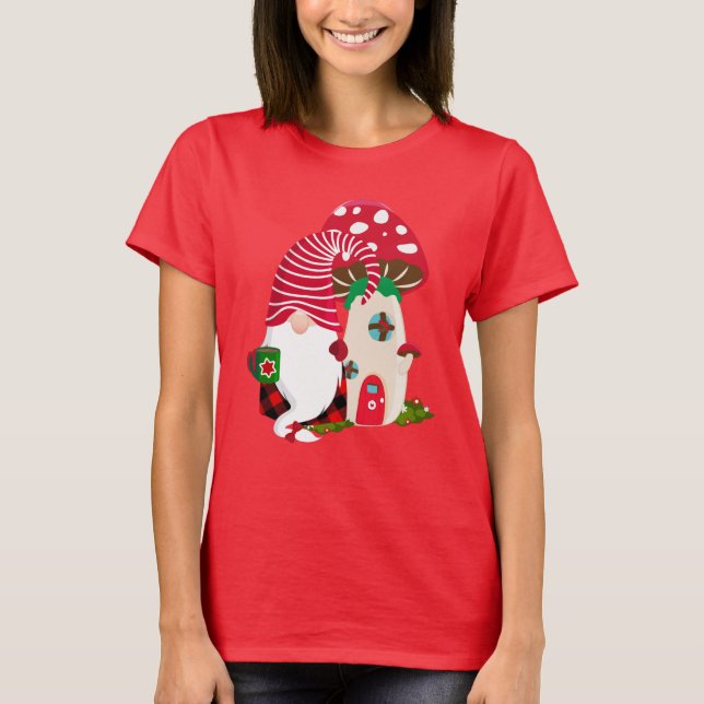Camiseta Navidades festivos gnome Holiday (Anverso)