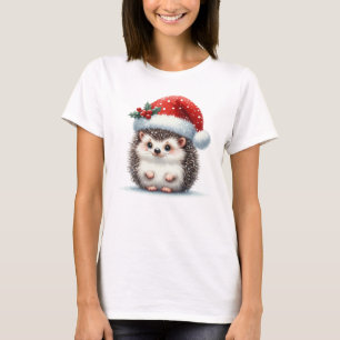 Camiseta Navidades festivos Hedgehog