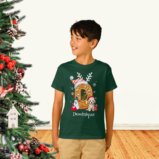 Camiseta Navidades festivos letra d de pan de jengibre de c (Subido por el creador)