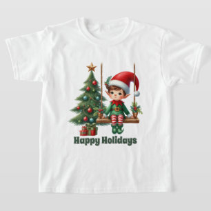 Camiseta Navidades festivos los muchachos agregar texto