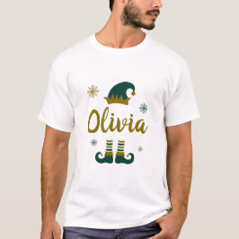 Camiseta Navidades festivos modernos Elf
