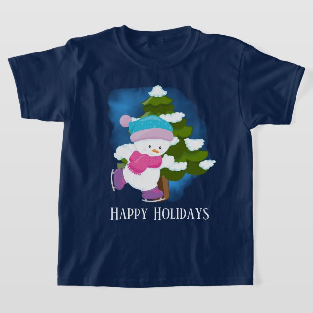 Camiseta navidades festivos nevado niño Holiday (Distribución)