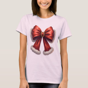 Camiseta Navidades festivos Red Bow