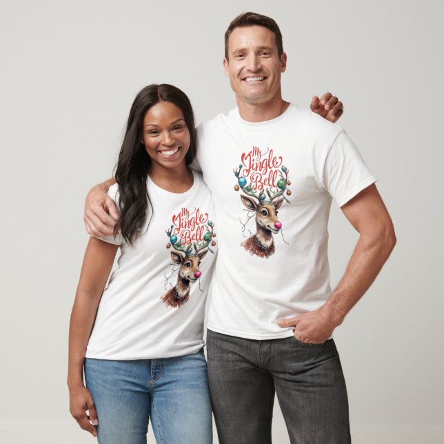 Camiseta Navidades festivos reno tee (Unisexo)