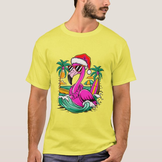Camiseta Navidades festivos se burlan del paraíso (Anverso)