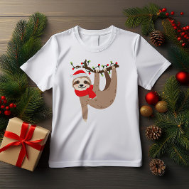 Camiseta Navidades festivos Sloth
