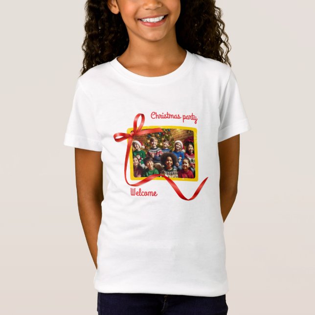 Camiseta Navidades fiesta bienvenida (Anverso)