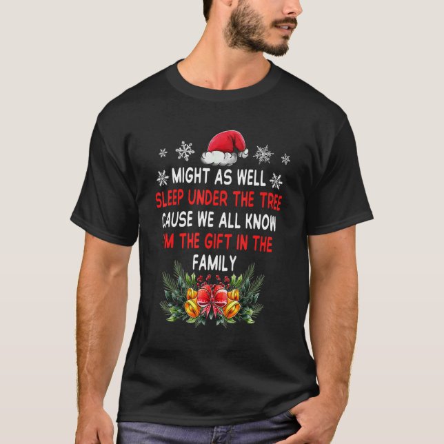 Camiseta Navidades Fiesta También Podrían Dormir Bajo El Tr (Anverso)