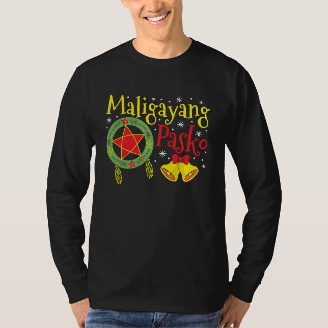 Camiseta Navidades filipinos Maligayang Pasko (Anverso)