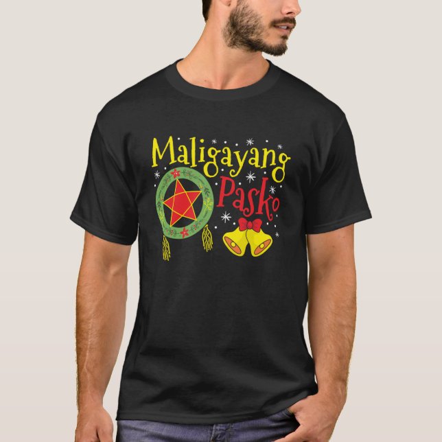 Camiseta Navidades filipinos Maligayang Pasko (Anverso)