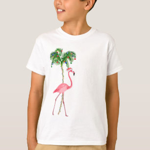 Camiseta Navidades Flamingo