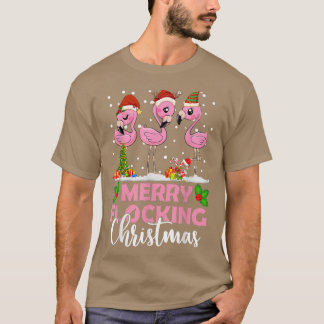Camiseta Navidades Flamingo Christmas Tree S