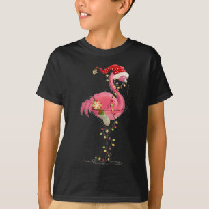 Camiseta Navidades Flamingo En Martini Gl Por Holi Tropical