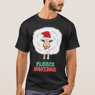 Camiseta Navidades Fleece Navidad Divertida Oveja Pun Lov