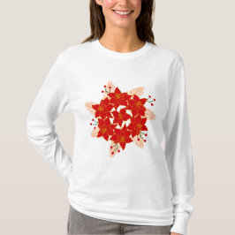 Camiseta Navidades Flores