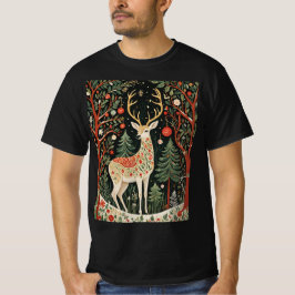 Camiseta Navidades forestales de medianoche