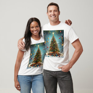 Camiseta Navidades forestales encantados: Árbol con balcane