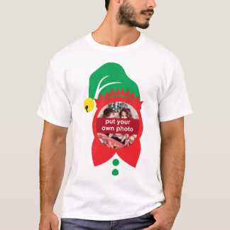 Camiseta Navidades fotográficos personalizados Elf T-Shirt