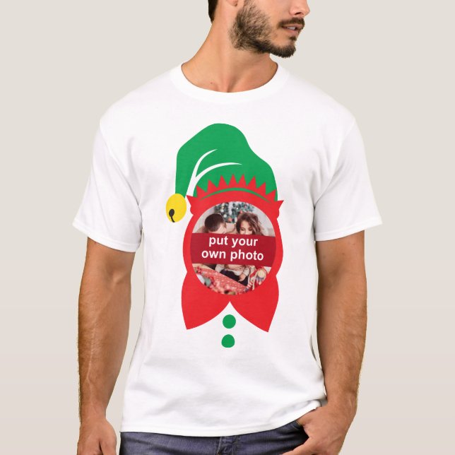 Camiseta Navidades fotográficos personalizados Elf T-Shirt (Anverso)
