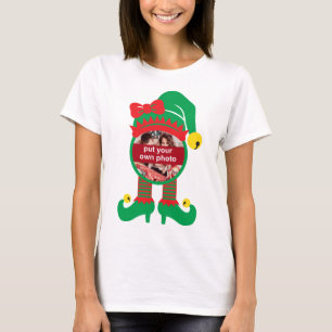 Camiseta Navidades fotográficos personalizados Elf T-Shirt