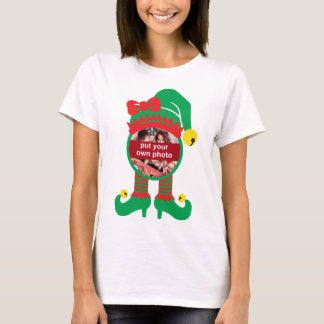Camiseta Navidades fotográficos personalizados Elf T-Shirt