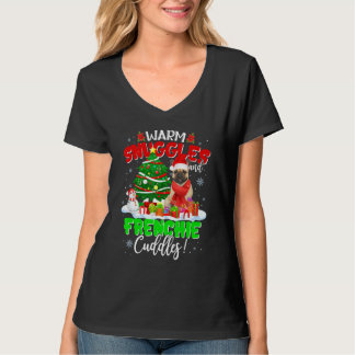 Camiseta Navidades franceses de Bulldog sudan navidad pájam