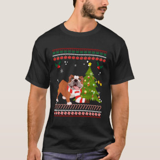 Camiseta Navidades franceses de renos de Bulldog 2020