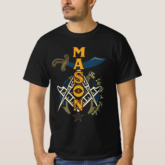 Camiseta Navidades Freemason Noble Shriner Mason The Life O (Anverso)