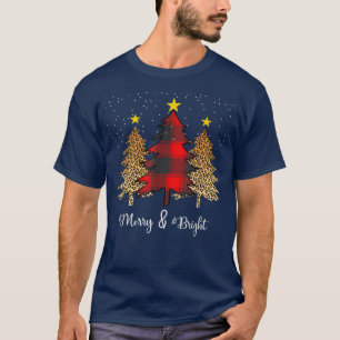 Camiseta Navidades Frescos Y Luminosos Árbol De Placa De Le