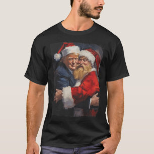 Camiseta Navidades Funny Trump Santa Claus Retro Vintage Xm